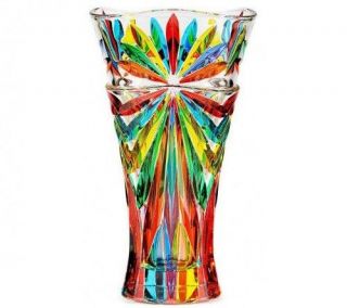 Murano Glass Large Starburst Vase - Made In Italy