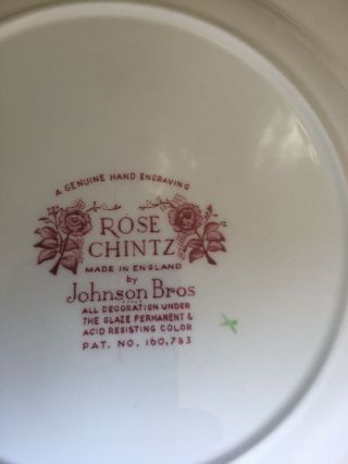 Johnson Brothers 30 Rose Chintz 6 Piece Place Settings For 5 England 10