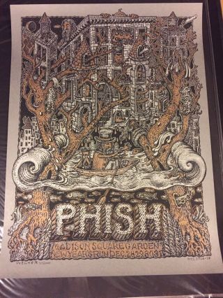 Phish Poster David Welker York Msg Years 2016 Print Numbered