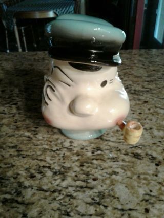 Popeye Cookie Jar By American Bisque
