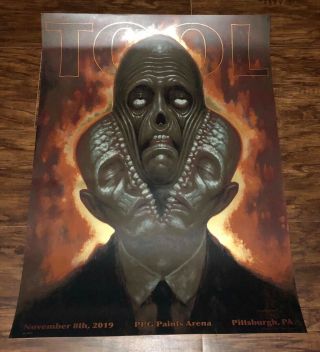 Tool Band Tour Poster /650 Chet Zar Pittsburgh Nov 6 2019 11/6/19 Imperfect