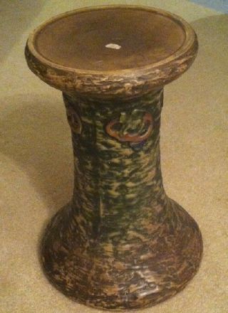 Roseville Pottery Arts & Crafts Era Circa 1920 Large Pedestal
