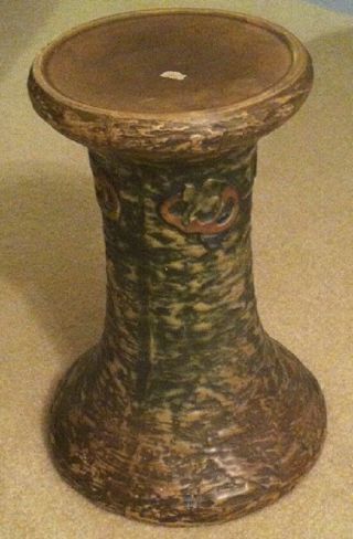 Roseville Pottery Arts & Crafts Era circa 1920 Large Pedestal 2