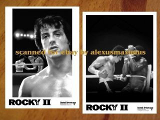 Rocky Ii B&w Photo Set Of 30 Sylvester Stallone Sly Apollo Creed Carl Weathers 2