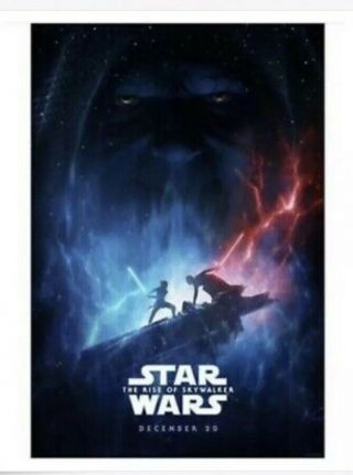 Disney D23 Expo 2019 Star Wars The Rise Of Skywalker Official Poster Le