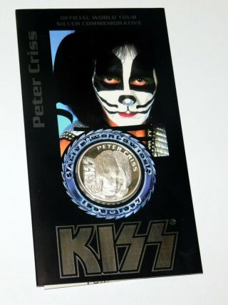 KISS Band Reunion Tour Liberty FINE SILVER Coin SET 1997 Booklet Version 5