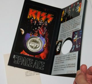 KISS Band Reunion Tour Liberty FINE SILVER Coin SET 1997 Booklet Version 8