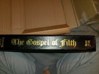 Stored In Package Signed 611 Of 1150 Gospel Of Filth By Dani Filth