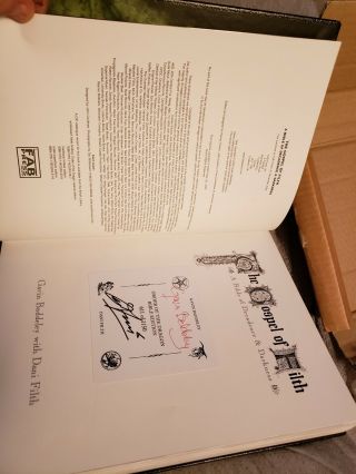 Stored In Package Signed 611 of 1150 Gospel Of Filth By Dani Filth 8