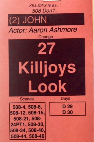 Killjoys Johnny Aaron Ashmore Screen Worn John Varvatos Shirt & Pants Ep 508 5