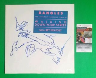 The Bangles Complete X4 Signed Record Jsa Susanna Hoffs Michael Steele,  2