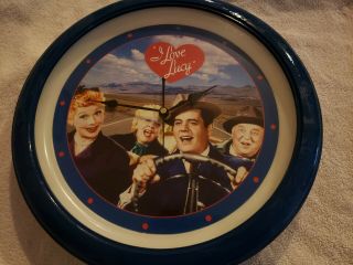 I Love Lucy Wall Clock Rare Talking Says Lines From I Love Lucy Episodes