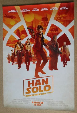 Star Wars Polish Poster Solo: A Star Wars Story 2018