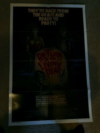 Return Of The Living Dead 27x41 Movie Poster