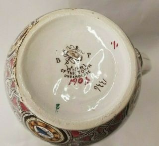 1906 Buffalo Pottery Whirl of Town Fox Hunt - Buffalo Pottery Emerald Deldare 5