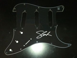 Slash Hand Signed Autograph Guitar Pick Guard Guns N Roses