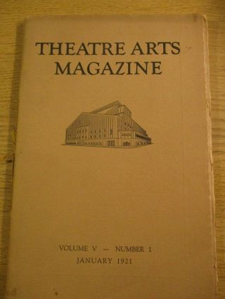 Theatre Arts Mag Jan 1921 Eugene O 