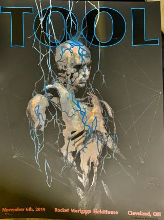 Tool Cleveland Poster 2019 Concert Tour Limited Edition Rocket Mortgage