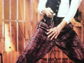 Michael Jackson album signed LEAVE ME ALONE 2