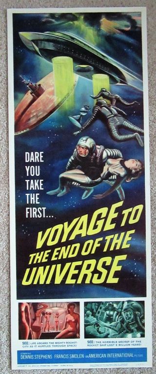 Voyage To The End Of The Universe 1964 Insrt Movie Poster Fld Ex