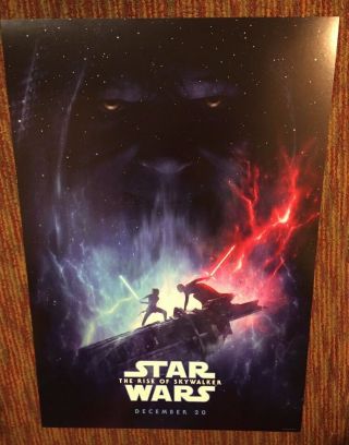 Disney D23 Expo 2019 Exclusive Star Wars Ix The Rise Of Skywalker Panel Poster