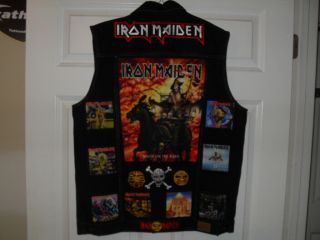 Iron Maiden Tribute Vest - - Black - - Xl Listing 12 Apr 2019