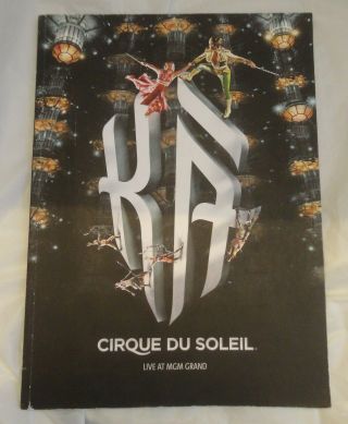 Ka,  Cirque Du Soleil Souvenir Program,  Mgm Grand,  Las Vegas