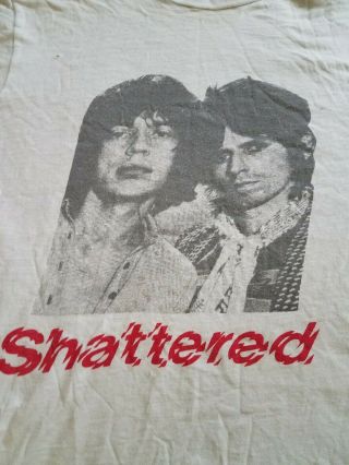 1978 Vintage Rolling Stones Some Girls SHATTERED Jagger RichardsT - Shirt 2