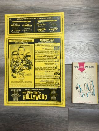 Once Upon a Time in Hollywood Movie Film Prop Book And Beverly Calendar LOA 5