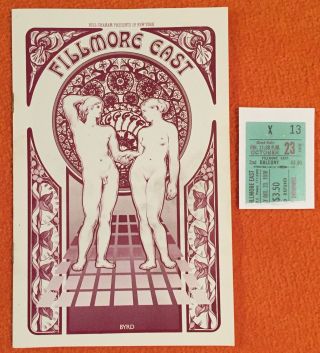 Derek & Dominoes /eric Clapton Orig.  Oct 1970 Fillmore East Program