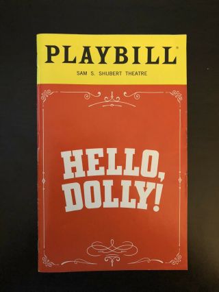Hello Dolly Playbill Bette Midler,  David Hyde Pierce,  Gavin Creel Broadway