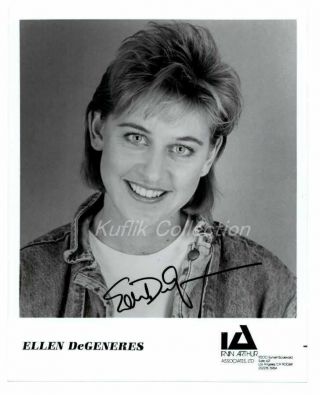 Ellen Degeneres - Signed Autograph Headshot Photo - Ellen - Actress