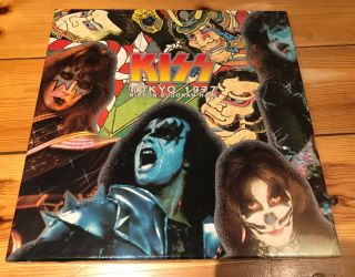 Kiss Triple LP Live Red Vinyl Japan Tour Tokyo 1977 Box Set Tourbook Bag Photos 2