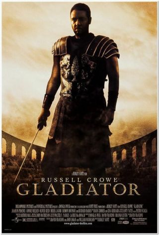 Gladiator - 2000 - Orig D/s 27x40 Movie Poster - Russell Crowe - Regular Style