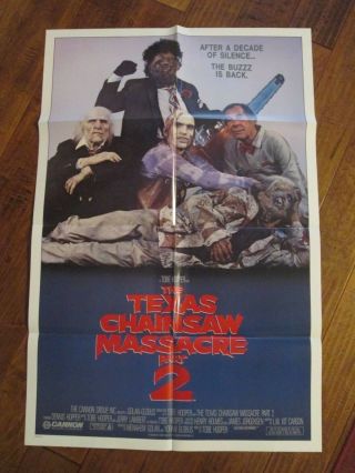 Texas Chainsaw Massacre Part 2 - 1 Sheet Movie Poster