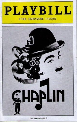 Chaplin Broadway Opening Night Playbill - Rob Mcclure