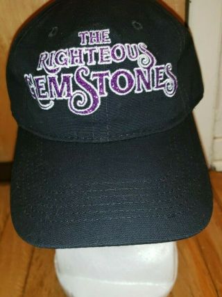 Hbo The Righteous Gemstones Black Purple Baseball Cap Hat Adjustable Strap