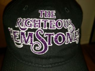 HBO The Righteous Gemstones Black Purple Baseball Cap Hat Adjustable Strap 4