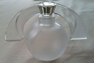 Lalique Crystal Perfume Bottle Eclipse - Made For Lalique Society Of America 1994