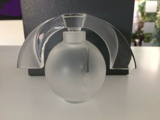 Lalique Crystal Perfume Bottle Eclipse - made for Lalique Society of America 1994 6