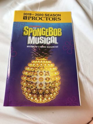 Spongebob Squarepants The Musical National Tour Opening Night Playbill