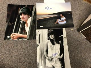 Linda Ronstadt Signed Autographed 11x14 Photo " 3 Different Poses " Jsa Auth.  A