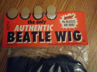 The Beatles 1964 ‘Authentic Beatle Wig’ USA in near WOW 6
