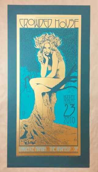 Chuck Sperry Crowded House Poster Art Print 2010 S/n 96/150 San Francisco 18x35