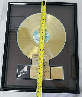 Elton John - USA RIAA Gold LP Award / Sleeping with the Past 1989 - 500,  000 2