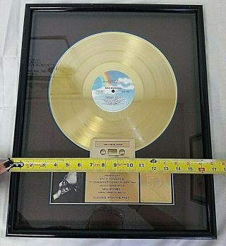 Elton John - USA RIAA Gold LP Award / Sleeping with the Past 1989 - 500,  000 3