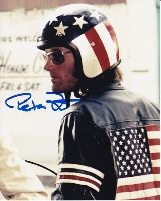 Peter Fonda Signed Autographed Easy Rider Wyatt Photo