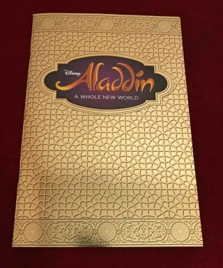 Disney Aladdin Broadway Musical Souvenir Play Book Program