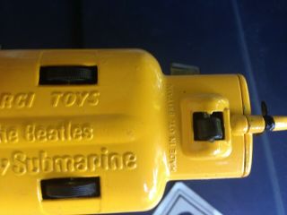 Vintage The BEATLES Corgi Toys Yellow Submarine Die Cast w/Paper 8