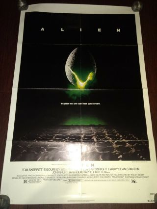 Alien 1979 27x41 1 - Sheet Movie Poster Sigourney Weaver John Hurt